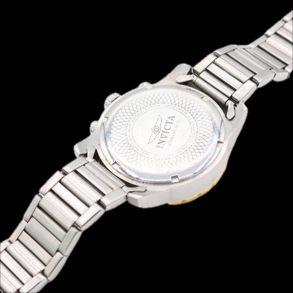 Vintage Invicta 5272 Men\'s Quartz Chronograph Wristwatch Swiss Stainless Steel main image 4